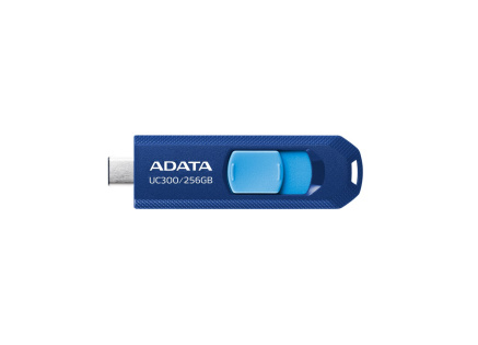ADATA Flash Disk 256GB UC300, USB-C 3.2, modrá