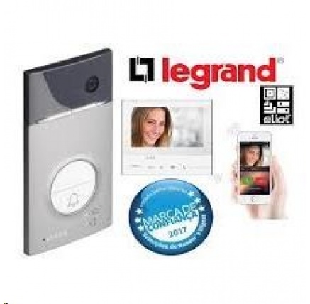 Legrand - CLASSE 300X13E – LINEA 3000 videosada s handsfree s presmerovaním hovoru na smartfón a kľúčenkami na odomykani