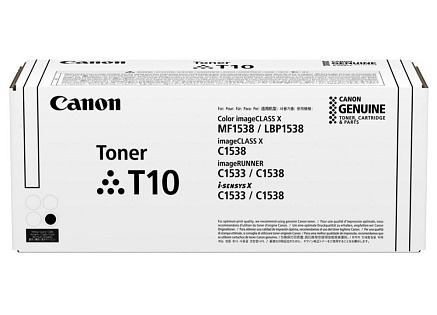 CANON TONER T10 BLACK pro i-SENSYS X C1533i, C1533iF, C1538i, C1538Fi  (13 000 str.)