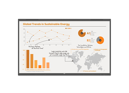 LG 65" signage CreateBoard Pro 65TR3PN-B UHD, 16/7, Android 13