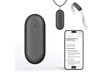 PLAUD Note Pin Grey - AI hlasový záznamník