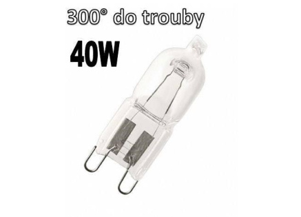 OSRAM G9 40W halogen 300° stupňů do trouby OSRAM G9 40W halogen 300° stupňů do trouby