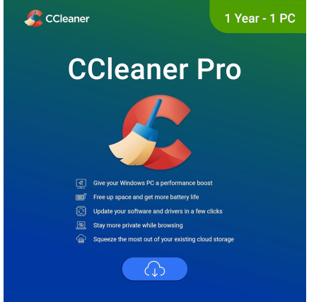 _Nová CCleaner Professional for Windows pro 1 PC na (12 měs.) Online ESD _Nová CCleaner Professional for Windows pro 1 PC na (12 měs.) Online ESD