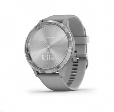 Garmin monitorovací náramek a hodinky vivomove3 Sport, Silver/Gray Band