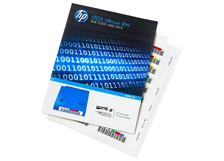 HP LTO-5 Ultrium Bar WORM Code Label Pack, Q2012A