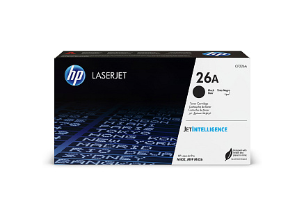 HP 26A Black LJ Toner Cart, CF226A (3,100 pages) HP 26A Black LJ Toner Cart, CF226A (3,100 pages)