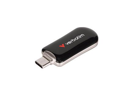 VERBATIM Flash Disk 64GB Plectra USB-C 3.0, černá VERBATIM Flash Disk 64GB Plectra USB-C 3.0, černá