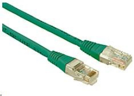 Solarix Patch kabel CAT5E UTP PVC 5m zelený non-snag-proof C5E-155GR-5MB