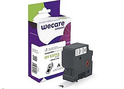 WECARE ARMOR páska pro DYMO S0720930, černá/bílá, 24mm x 7m WECARE ARMOR páska pro DYMO S0720930, černá/bílá, 24mm x 7m
