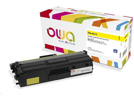 ARMOR toner pro Brother HL L8260, HL L8360, DCP L8410, MFC L8690, MFC L900 (TN421Y), žlutá/yellow, 1800 str