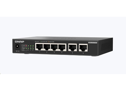 QNAP switch QSW-2104-2T-R2 (4x2,5GbE,2x10GbE,fanless) QNAP switch QSW-2104-2T-R2 (4x2,5GbE,2x10GbE,fanless)