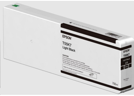 EPSON ink Singlepack Light Black T55K700 UltraChrome HDX/HD 700ml