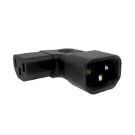 Adaptér úhlový na stranu IEC C13 na IEC C14 napětí 230V, 10A