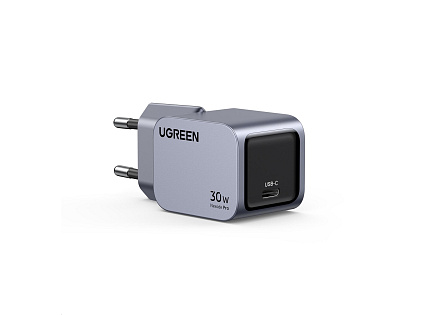 UGREEN síťová rychlonabíječka Nexode Pro 30W 1-Port USB-C, GaN, stříbrná