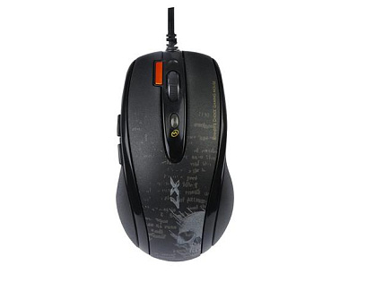 A4tech F5, V-Track herní myš, až 3000DPI, paměť 160kB, 7 tlačítek, USB, černá A4tech F5, V-Track herní myš, až 3000DPI, paměť 160kB, 7 tlačítek, USB, černá