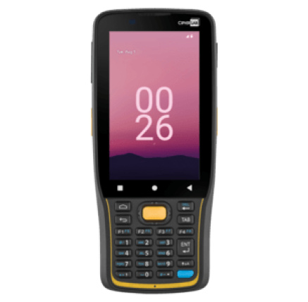 CipherLab RK26 series, 2D, SE4100, 10.5 cm (4''), Func. Num., USB-C, BT, Wi-Fi, 4G, NFC, Android, GMS CipherLab RK26 series, 2D, SE4100, 10.5 cm (4''), Func. Num., USB-C, BT, Wi-Fi, 4G, NFC, Android, GMS