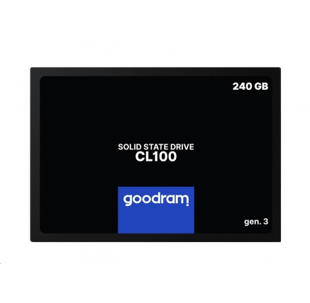 GOODRAM SSD CL100 Gen.3 240GB, SATA III, 2.5", (R:520/W:400MB/s)