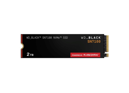 WD BLACK SSD NVMe 2TB PCIe SN7100 Powered by SanDisk, Gen4, (R:7250, W:6900MB/s)