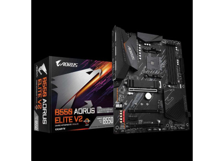GIGABYTE MB Sc AM4 B550 AORUS ELITE V2, AMD B550, 4xDDR4, 1xHDMI, 1xDP