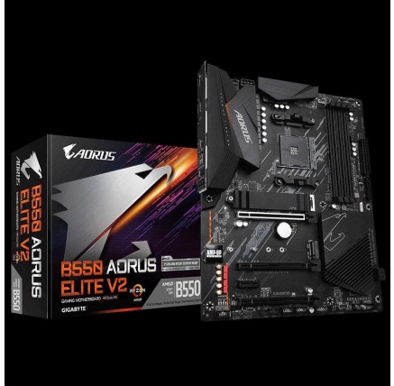 GIGABYTE MB Sc AM4 B550 AORUS ELITE V2, AMD B550, 4xDDR4, 1xHDMI, 1xDP