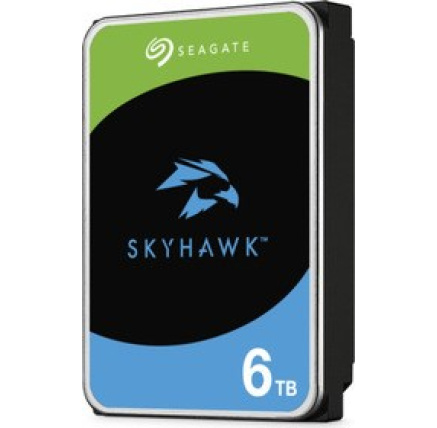 SEAGATE HDD 6TB SKYHAWK (SURVEILLANCE), 3.5", SATAIII, 5400 RPM, Cache 256MB, CMR