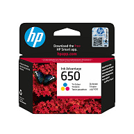 HP 650 Black Ink Cart, 6,5 ml, CZ101AE (360 pages)