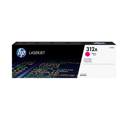 HP 312A Magenta LJ Toner Cart, CF383A (2,700 pages) HP 312A Magenta LJ Toner Cart, CF383A (2,700 pages)