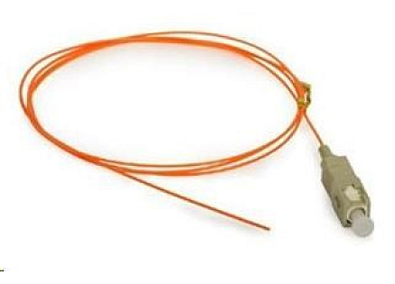Pigtail MM 62,5/125, OM1, konektor SC, LS0H, 1m