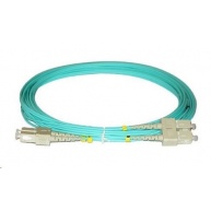 Duplexní patch kabel MM 50/125, OM3, SC-SC, LS0H, 2m