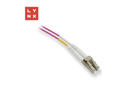 LYNX duplexní patch kabel MM, OM4, LC/LC, 50/125µm, 5m