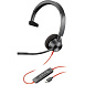 Poly Blackwire 3310 náhlavní souprava, USB-C/A adaptér, mono