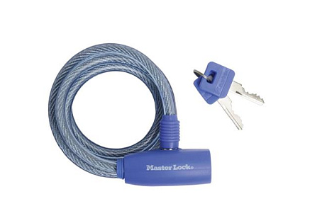 Master Lock Spirálový zámek na kolo  8212EURDPRO - 1,8m - modrý