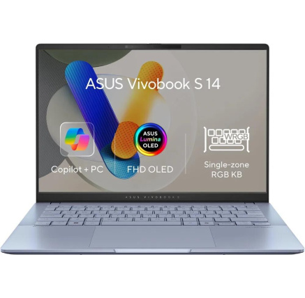 ASUS NTB Vivobook S 14 (S5406SA-OLED106X), Ultra 7 256V, 14" 1920x1200, 16GB, 1TB SSD, Intel Arc, W11 Pro, Blue