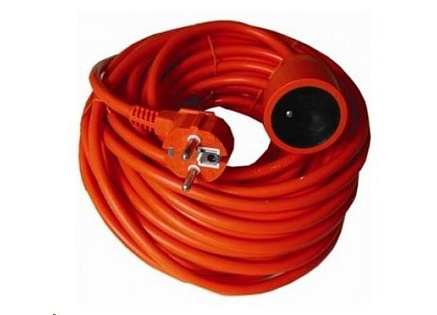 PREMIUMCORD Prodlužovací přívod 230V 40m, oranžová