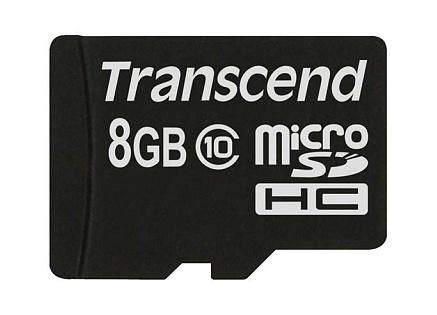 TRANSCEND MicroSDHC karta 8GB Class 10 8GB, bez adaptéru TRANSCEND MicroSDHC karta 8GB Class 10 8GB, bez adaptéru