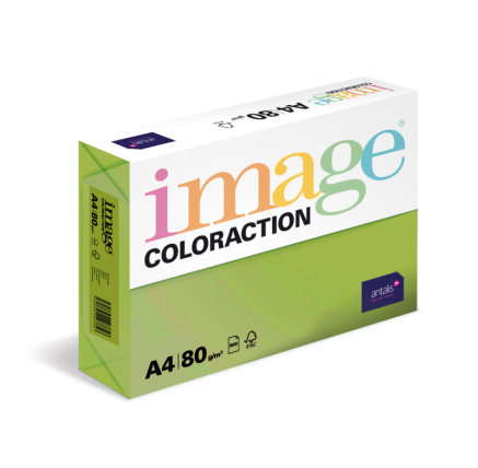 Antalis Papír Image Coloraction Java - středně zelená (MA42) A4 (80g/100ks)