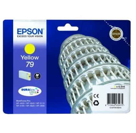 EPSON Ink bar WF-5xxx Series Ink Cartridge "Pisa" 79 Yellow (6,5 ml)