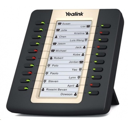 Yealink EXP20 expanzní modul, LCD, 20 tl., pro T27G/T27P/T29G Yealink EXP20 expanzní modul, LCD, 20 tl., pro T27G/T27P/T29G