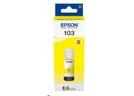 BAZAR - EPSON ink bar 103 EcoTank Yellow ink bottle - (Poškozený obal)