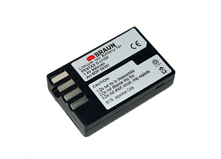 Braun akumulátor PENTAX D-Li109, 900mAh