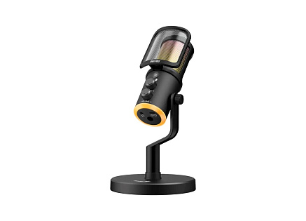 GENIUS streamovací mikrofon MIC-S400U/ USB-C/ USB/ černý GENIUS streamovací mikrofon MIC-S400U/ USB-C/ USB/ černý