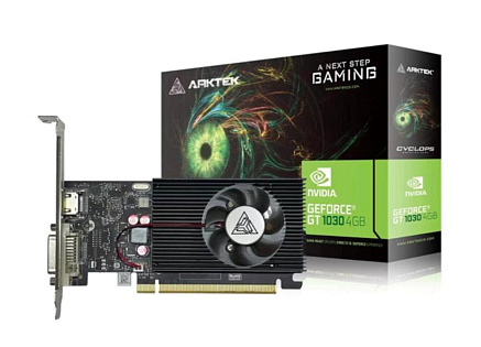 ARKTEK VGA NVIDIA GeForce GT 1030 4GB, GT 1030, 4GB DDR4, 1xHDMI, 1xDVI ARKTEK VGA NVIDIA GeForce GT 1030 4GB, GT 1030, 4GB DDR4, 1xHDMI, 1xDVI