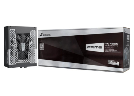 SEASONIC zdroj 1600W PRIME PX 1600, 135mm, Plně modulární, 80+ Platinum, ATX 3.1 SEASONIC zdroj 1600W PRIME PX 1600, 135mm, Plně modulární, 80+ Platinum, ATX 3.1