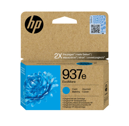 HP 937e EvoMore Cyan Original Ink Cartridge (1,650 pages) HP 937e EvoMore Cyan Original Ink Cartridge (1,650 pages)