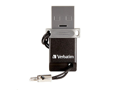 VERBATIM Dual USB Drive 64 GB - OTG/USB 2.0 for Smarphones & Tablets