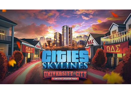 Cities Skylines - Content Creator Pack University City (DLC) (PC) klíč Steam