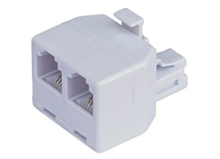 Rozdvojka RJ11, 1x6p4c/2x6p4c - telefonní