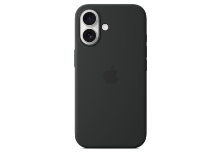 APPLE iPhone 16 Silicone Case with MagSafe - Black