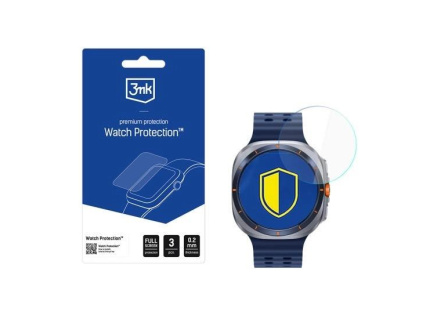 3mk hybridní sklo Watch Protection FlexibleGlass pro Samsung Galaxy Watch Ultra 2025