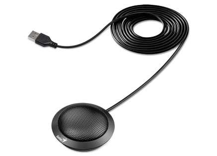 GENIUS mikrofon MIC-100U, stolní, drátový, USB, černá GENIUS mikrofon MIC-100U, stolní, drátový, USB, černá